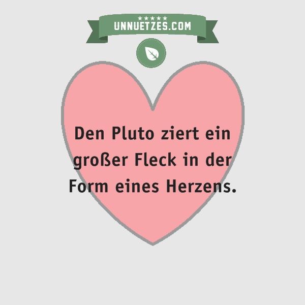 Ein Herz für Pluto