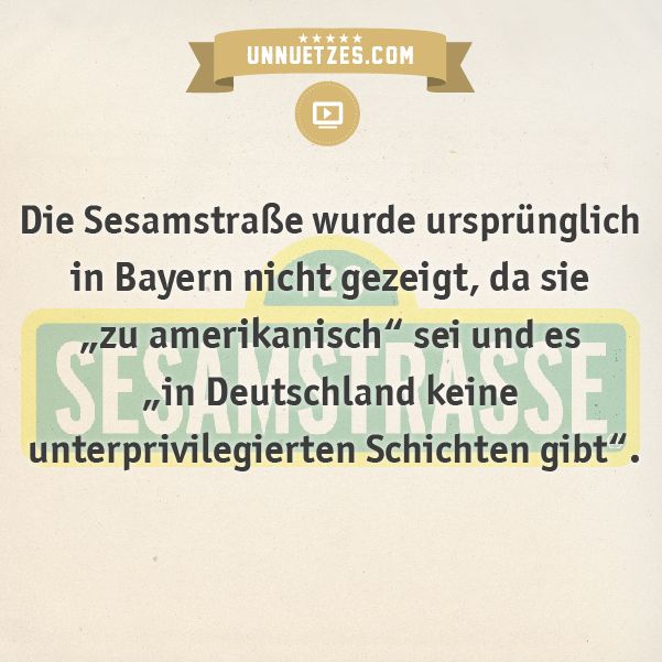 Sesamstraße-Verbot