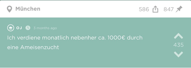 Jodler präsentiert seine beste Geschäftsidee