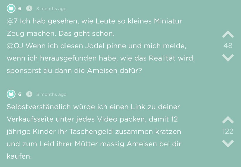 Jodler präsentiert seine beste Geschäftsidee