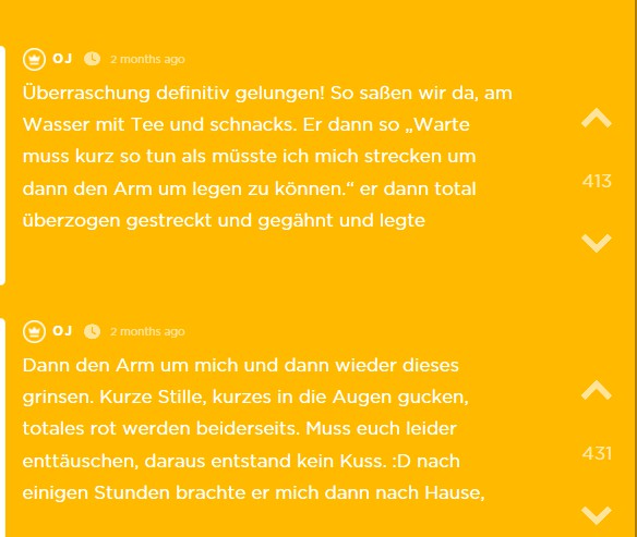 Peinlicher Moment wird zur romantischen Story