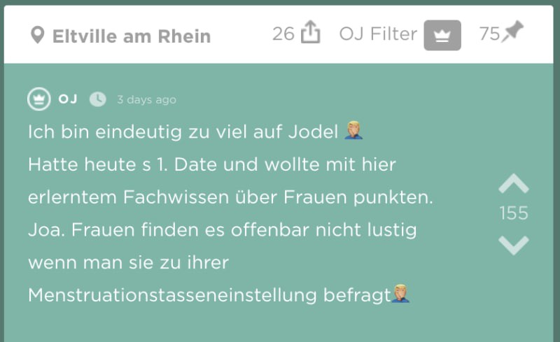 Er spricht über Menstruation beim ersten Date - Sie geht. Doch dann ein Happy End!