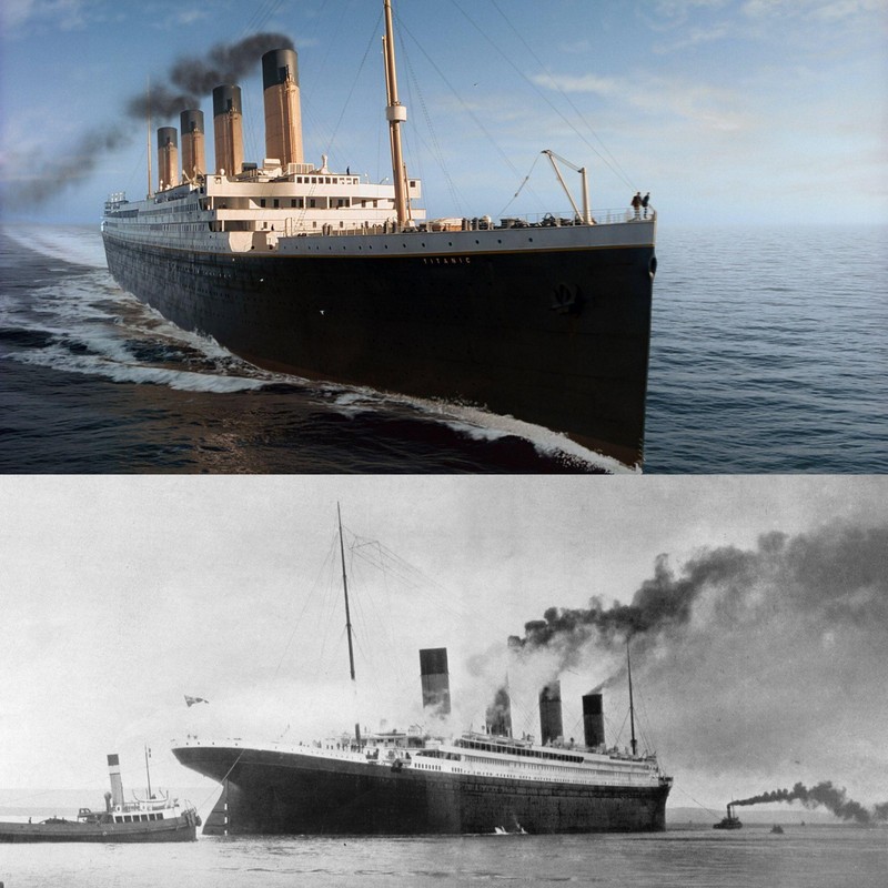 Die RMS Titanic war zu seiner Jungfernfahrt im Jahr 1912 das größte Schiff der Welt.