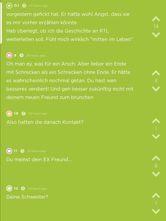 Ihr Freund hat sie mit derselben Frau betrogen wie ihr Ex