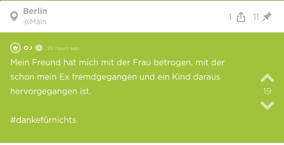 Ihr Freund hat sie mit derselben Frau betrogen wie ihr Ex