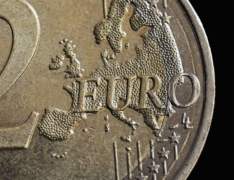 Eine 2-Euro Münze, die für 80.000 verkauft werden soll