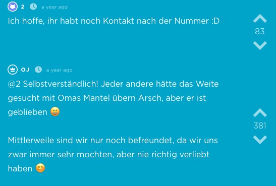 OJ hat ONS - am nächsten Morgen ist er verschwunden, doch eine besorgte Omi klingelt bei ihr