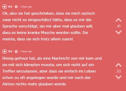"Ich war das Horror-Date": OJ berichtet von sich und seiner Angebeteten