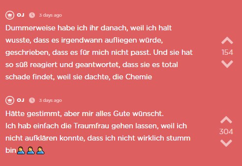 "Ich war das Horror-Date": OJ berichtet von sich und seiner Angebeteten