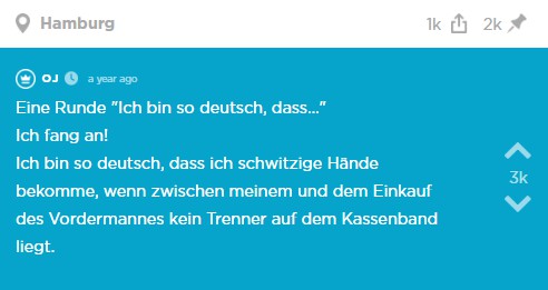 Der erste Jodel Beitrag des Jodels.