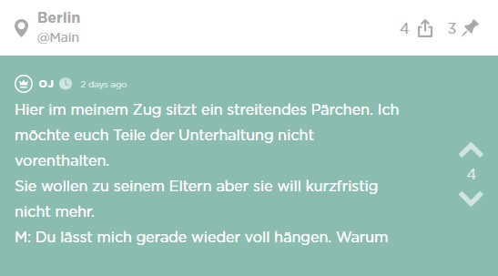 Der erste Jodel Beitrag des Jodels.