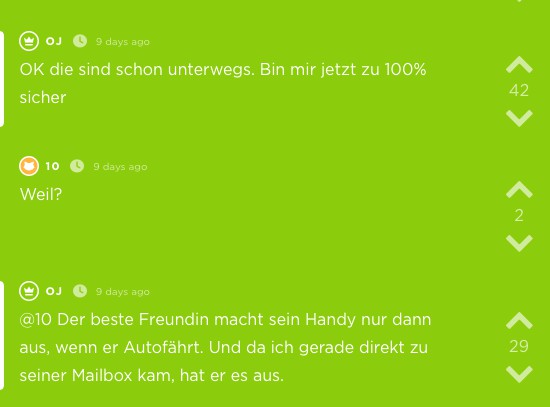 Dieses Bild zeigt einen Jodel aus Berlin.