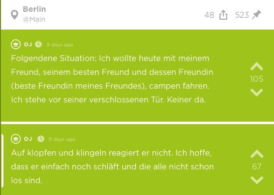 Auf diesem Bild sieht man einen Jodel aus Berlin.