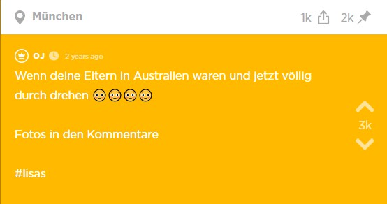 Der erste Jodel Beitrag des Jodels.
