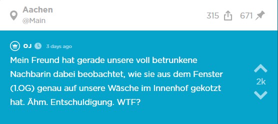 Der erste Jodel Beitrag des Jodels.