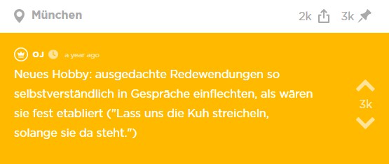 Der erste Jodel Beitrag des Jodels.