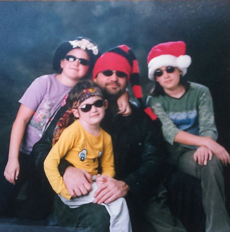 Dieses Bild zeigt ein peinliches Familienfoto.
