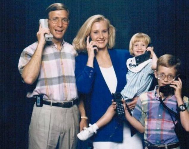 Dieses Bild zeigt ein peinliches Familienfoto.