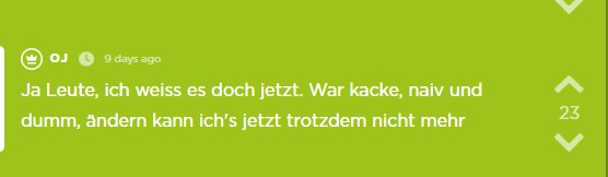 OJ weiß, dass ihr Vertrauen vielleicht ein Fehler war.
