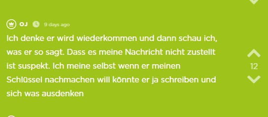 OJ hofft auf das Beste.