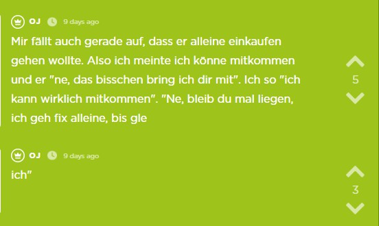 Eines war aber merkwürdig.