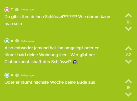 Die Joderl spekulieren wild über die Gründe.