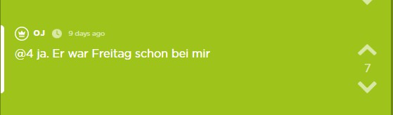 OJ antwortet knapp