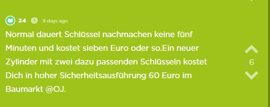 Die Community beunruhigt sie.
