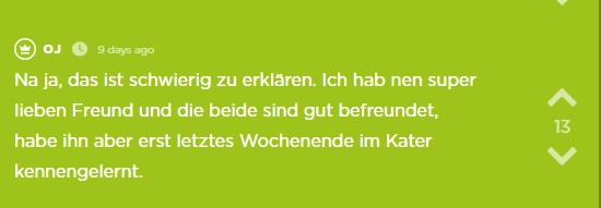 OJ erklärt sich.