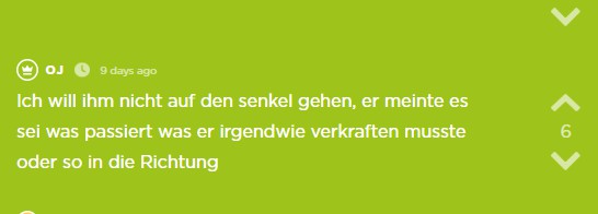 Doch die Antwort ist nicht befriedigend.