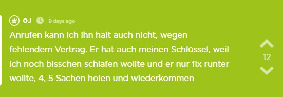OJ ist verzweifelt