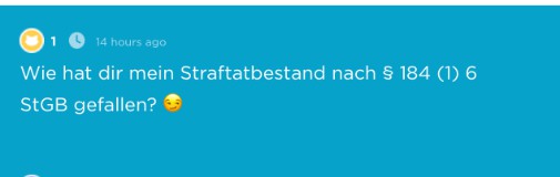 EIn Jodeler hat auf die Dirty Talk Anfrage unter Juristen geantwortet