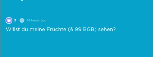 Ein Jodeler hat einen weiteren Vorschlag
