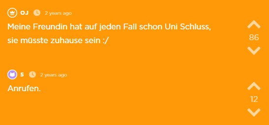 Der zweite Jodel Beitrag des Jodels.