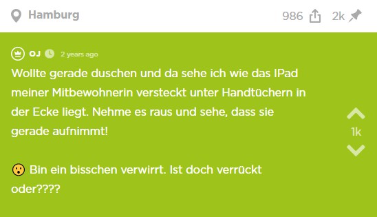 Der erste Jodel Beitrag des Jodels.