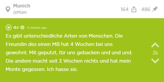 Der erste Jodel Beitrag des Jodels.
