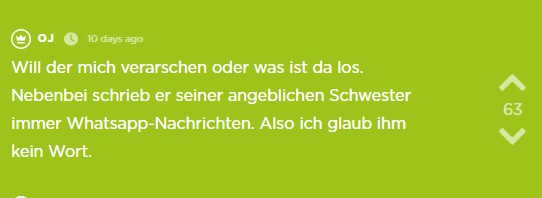 Der zweite Jodel Beitrag des Jodels.