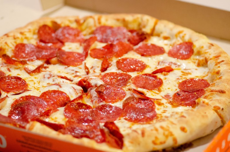 Pizza vom Lieferdienst