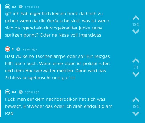 Jodel aus der App in Würzburg