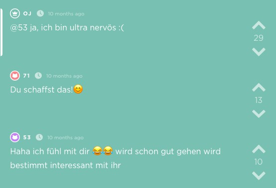 Süßer Jodel Post