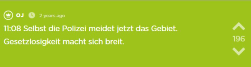 Die Polizei gibt auf