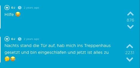 Screenshot von Jodel