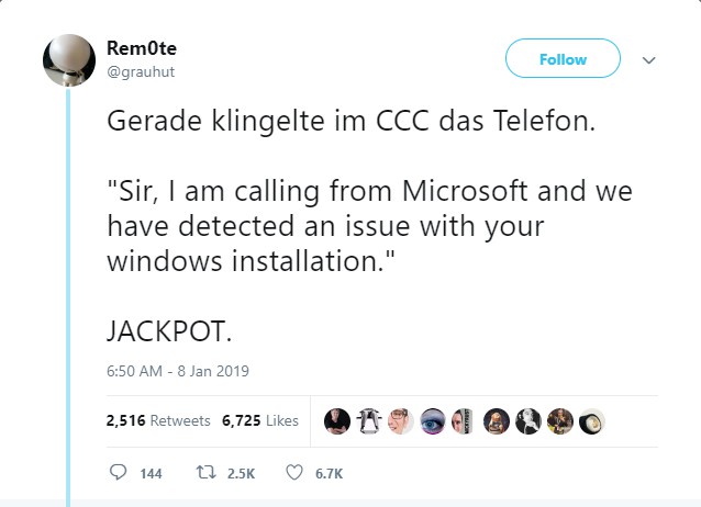 Twitter Screenshot