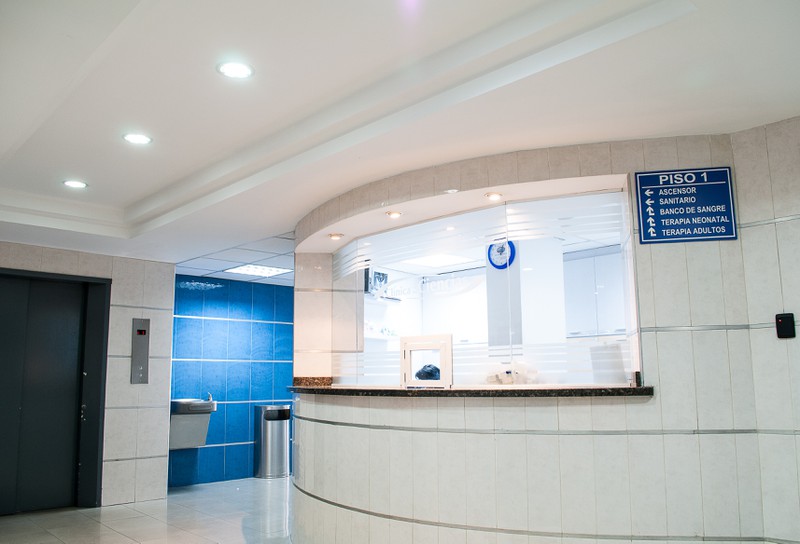 Arzt, Krankenhaus Eingang, Rezeption