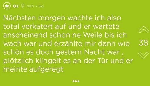 Der Morgen danach kickt OJ hart