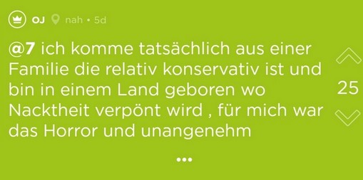 Für das ONS toll, für OJ oll