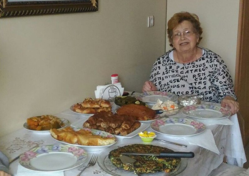 Das letzte Bild einer älteren Frau