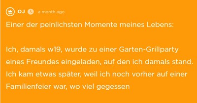 Jodel: Auf der Party des Schwarms rast OG aufs Klo, das leider keins ist