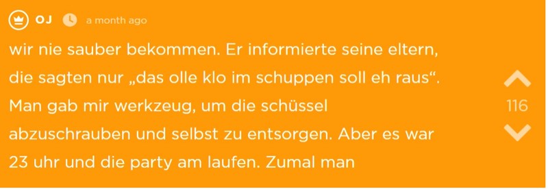 Es ist alles nicht so wild.