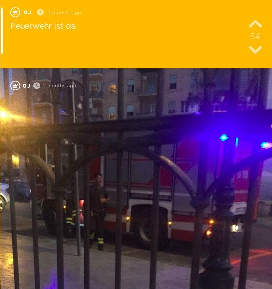 Bild aus einem Jodel